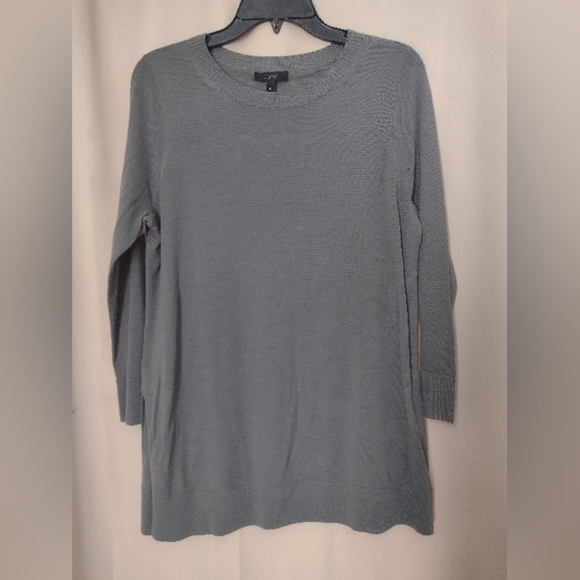 J.Crew Small Charcoal Gray Long Sleeve Sweater - Picture 1 of 4